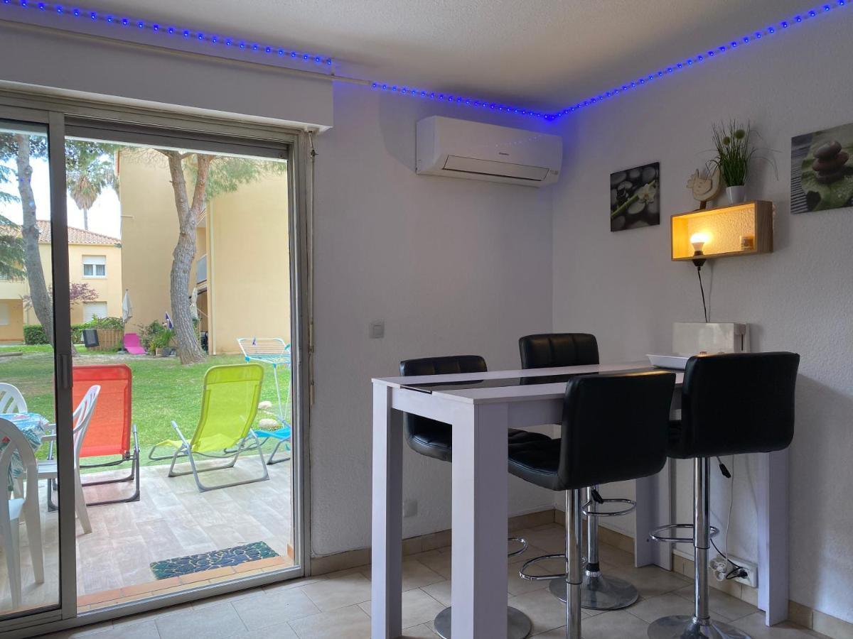 T2 Rdc A Canet En Roussillon Europa 4 Pers ,Piscine,Clim, Tennis, Parking エクステリア 写真