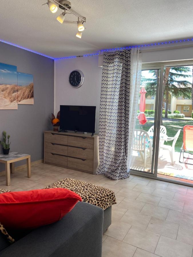 T2 Rdc A Canet En Roussillon Europa 4 Pers ,Piscine,Clim, Tennis, Parking エクステリア 写真