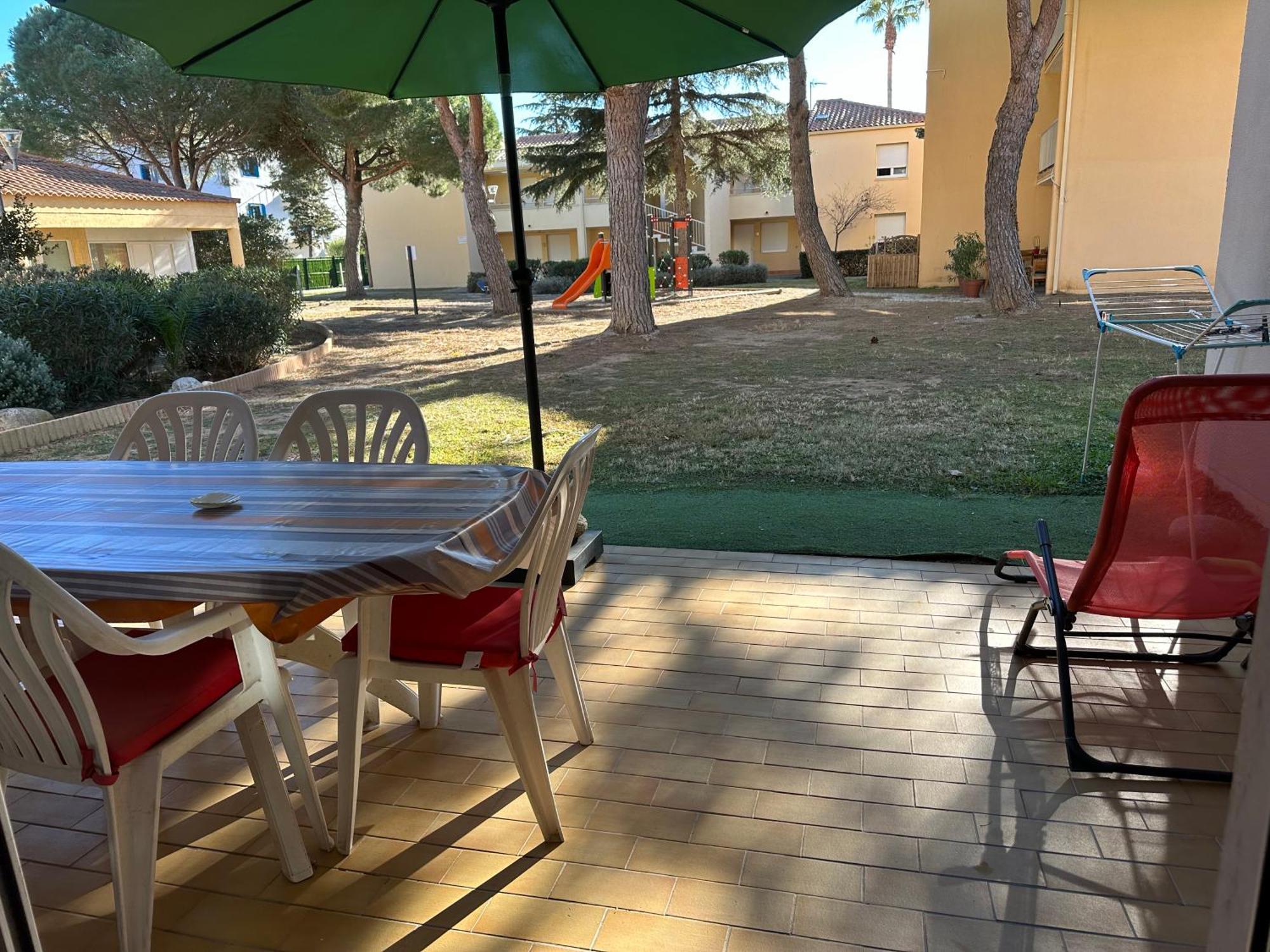 T2 Rdc A Canet En Roussillon Europa 4 Pers ,Piscine,Clim, Tennis, Parking エクステリア 写真