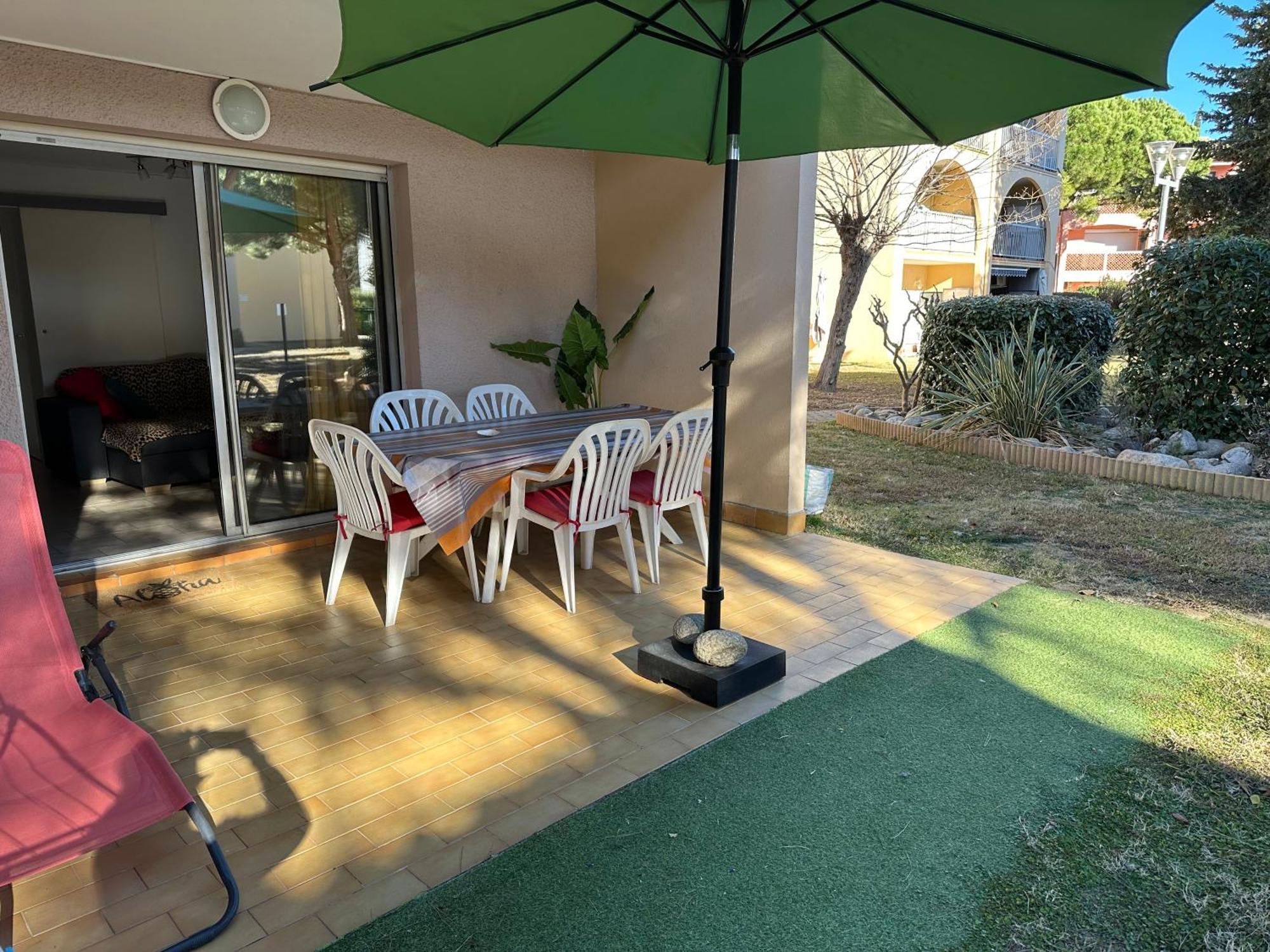 T2 Rdc A Canet En Roussillon Europa 4 Pers ,Piscine,Clim, Tennis, Parking エクステリア 写真