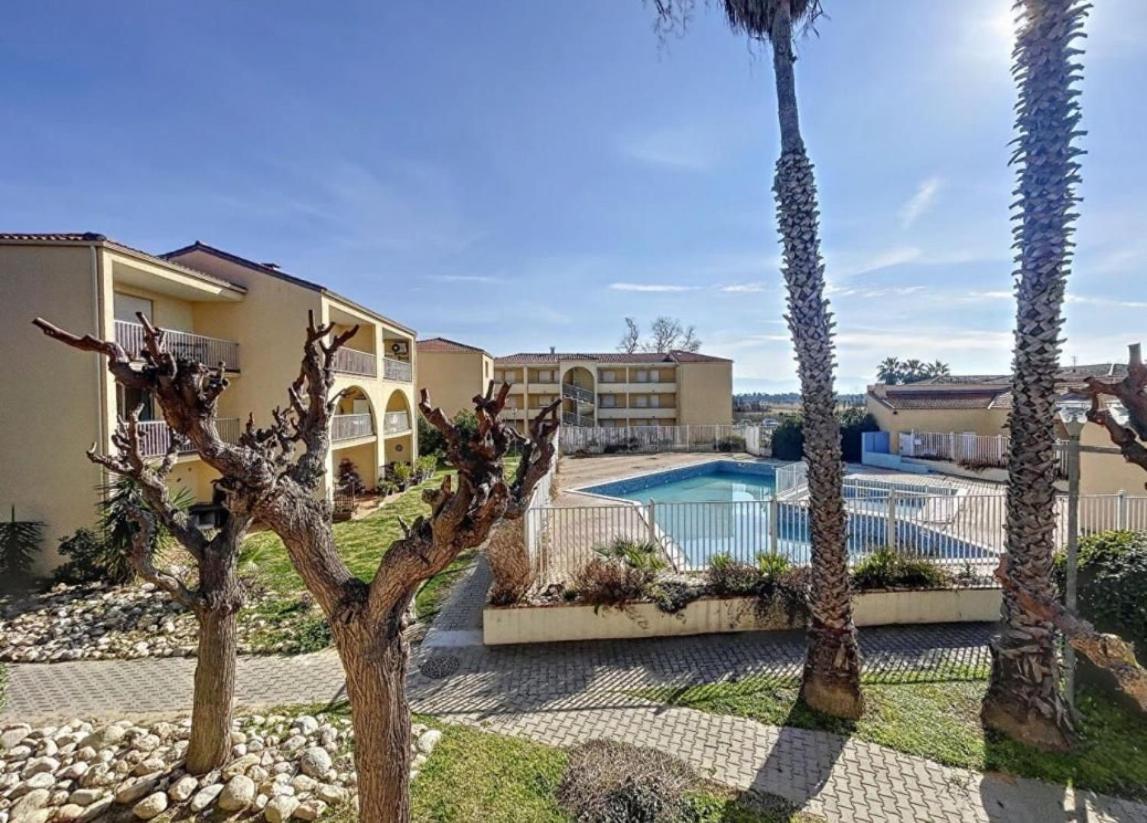T2 Rdc A Canet En Roussillon Europa 4 Pers ,Piscine,Clim, Tennis, Parking エクステリア 写真